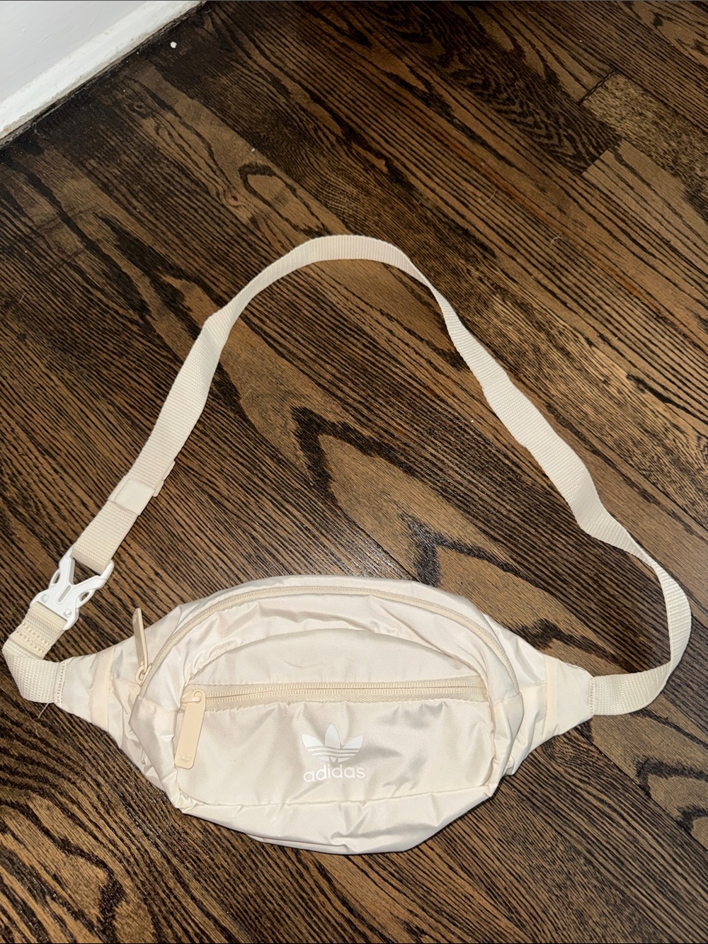 adidas Neutral Cream Crossbody Waist Bag